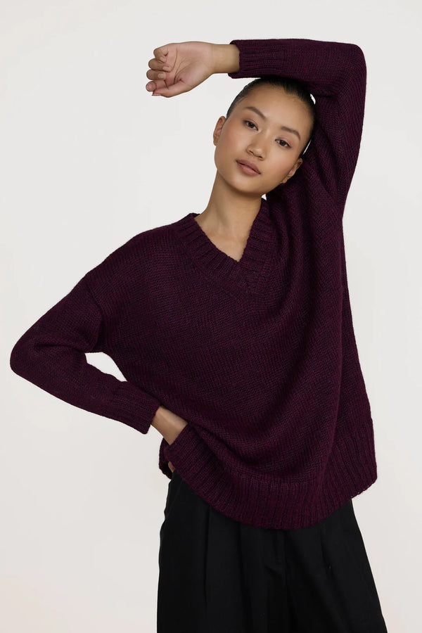 Oversized V-Neck Sweater