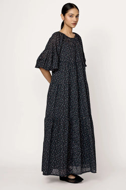 Voluminous Tiered Maxi Dress