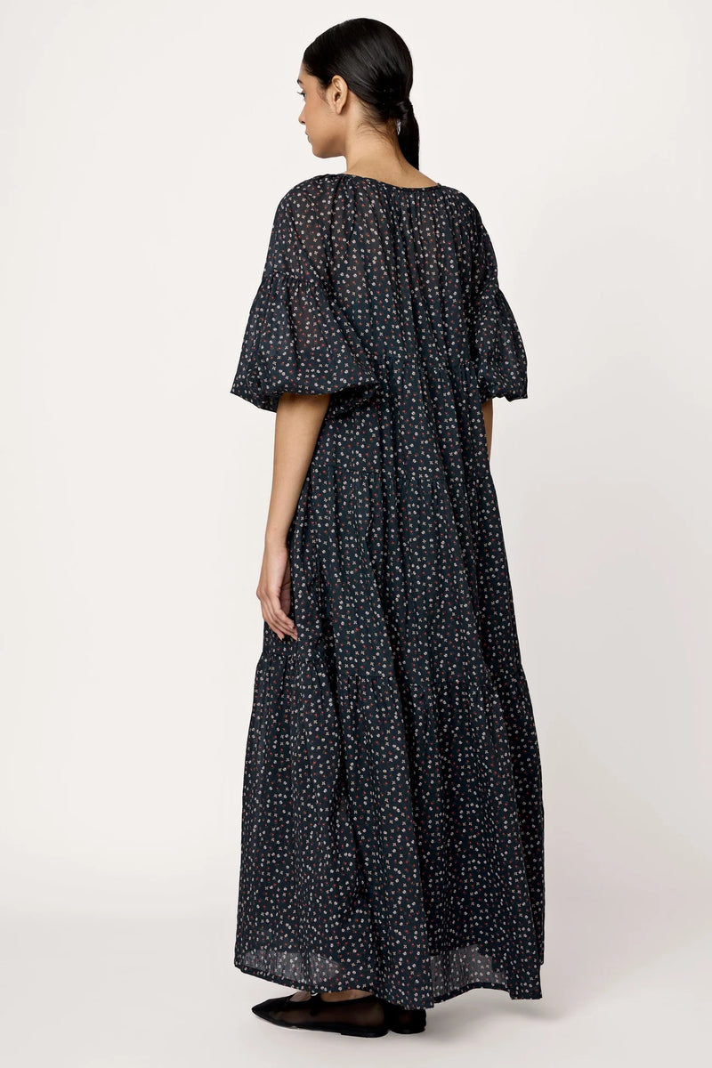 Voluminous Tiered Maxi Dress