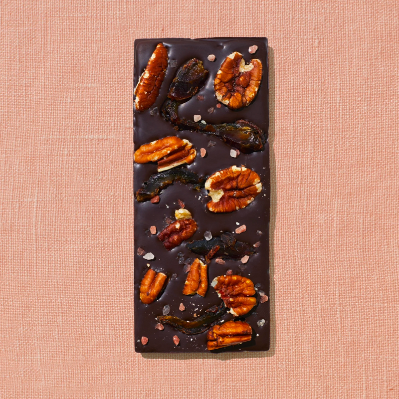 Pecan Date Date-Sweetened Dark Chocolate Mother's Day (smaller bar)