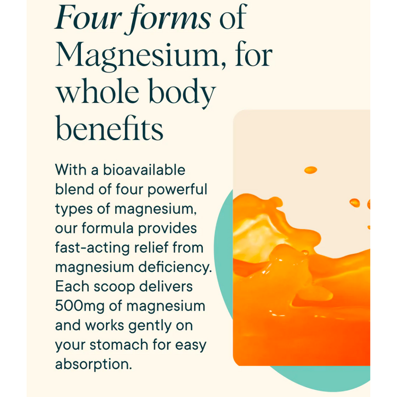 Magnificent: Magnesium Powder - The 4-in-1 Magnesium Powder Supplement