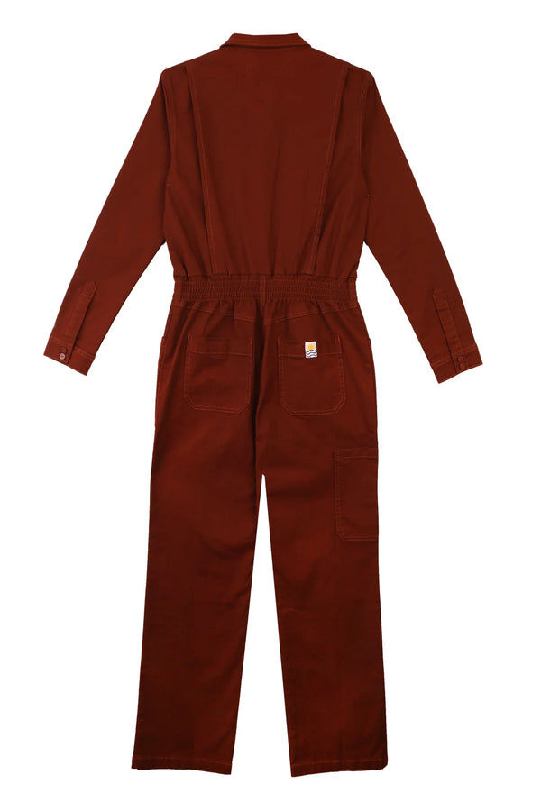 Danny LS Stretch Canvas Boilersuit