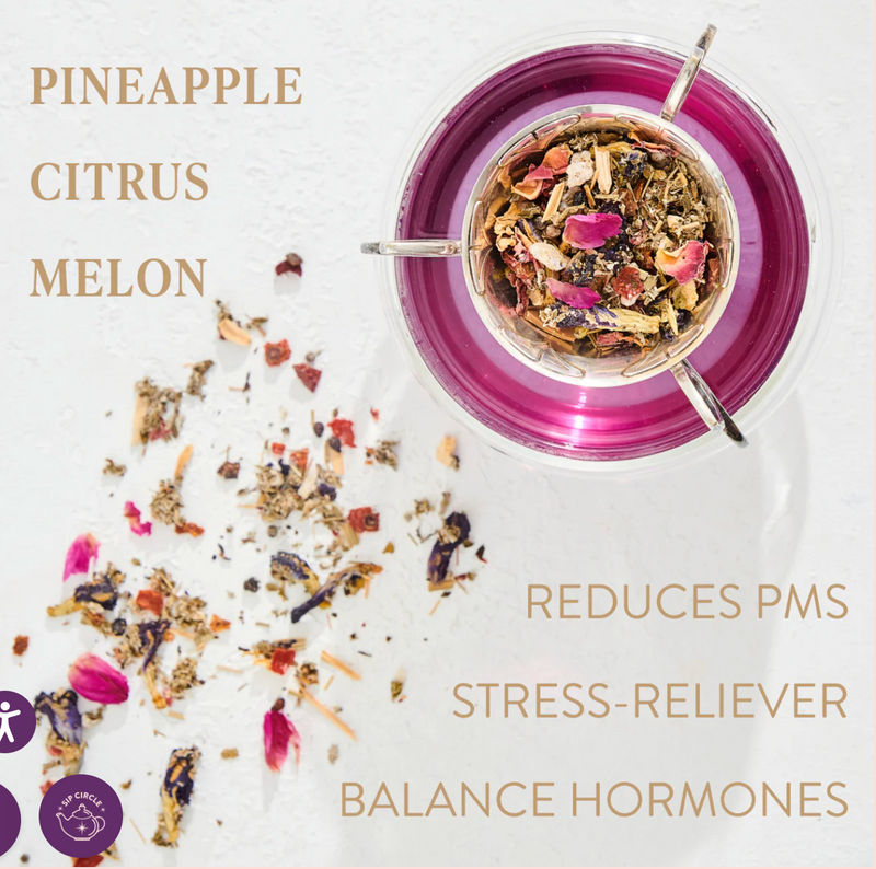 Queen of Wellness: Women's Hormone Balancing Tea - Luxe Refill Pouch