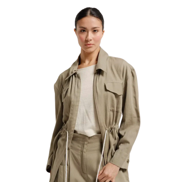 Drawstring Utility Jacket