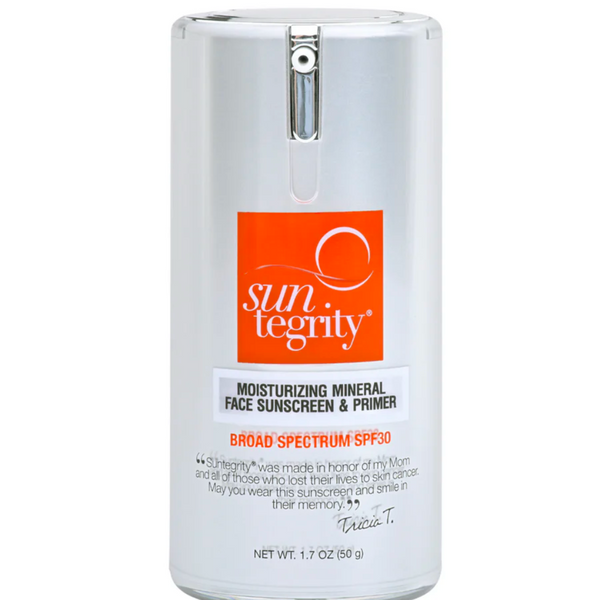 Suntegrity Moisturizing Mineral Face Sunscreen & Primer, Broad Spectrum SPF 30