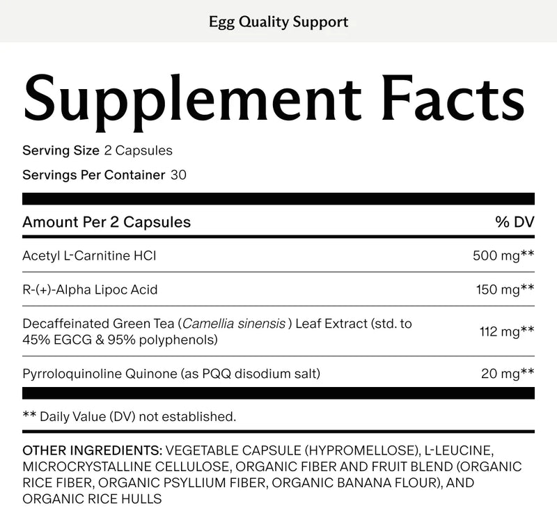 Egg Quality Support