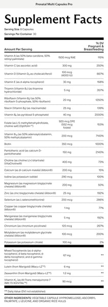 Prenatal Multivitamin Pro