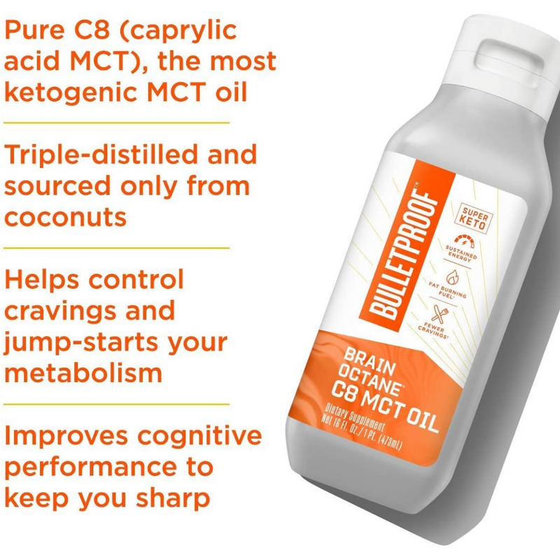 Brain Octane C8 MCT Oil Vibrant Market | Clean Beauty + Wellness Shop in New Orleans