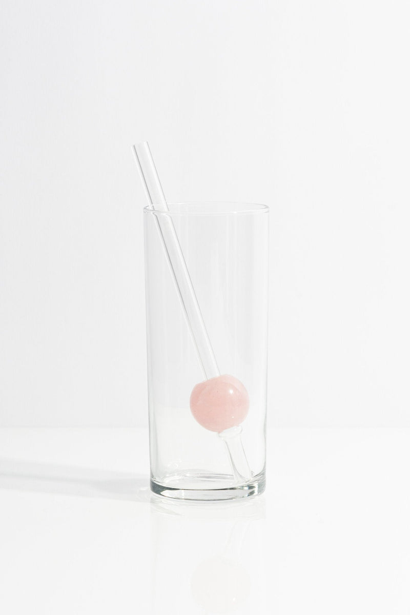 Glass Crystal Elixir Straw Vibrant Market | Clean Beauty + Wellness Shop in New Orleans