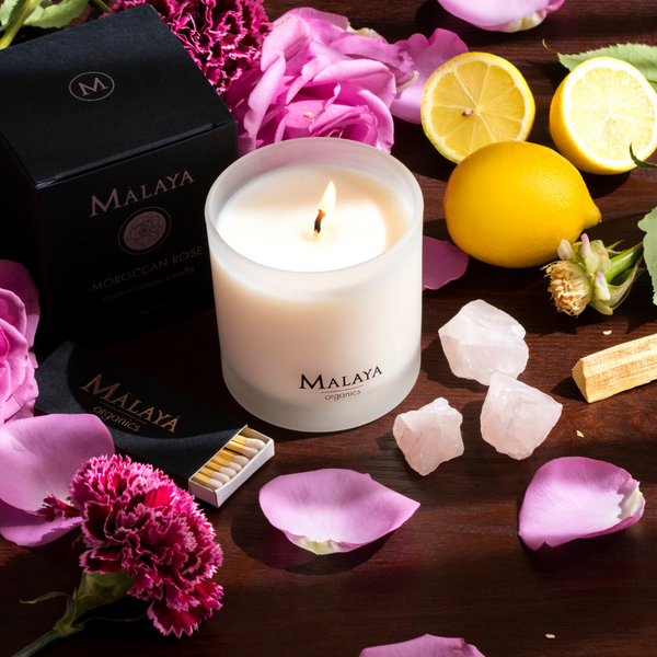 Moroccon Rose Aromatherapy Candle Vibrant Market | Clean Beauty + Wellness Shop in New Orleans