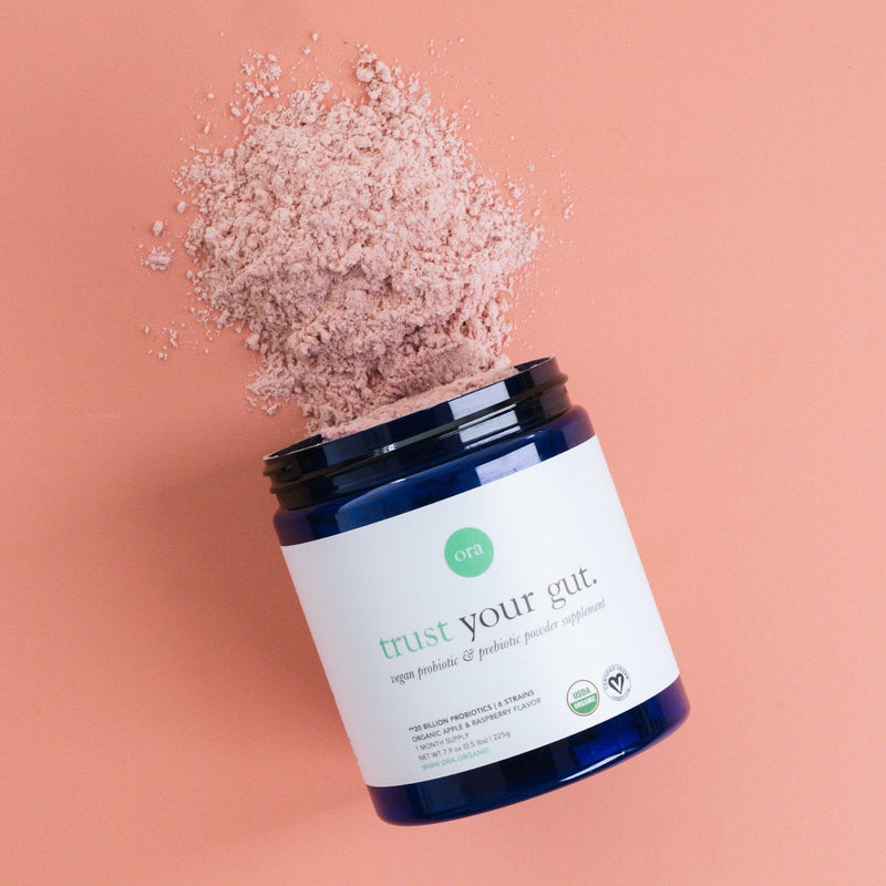 Organic Probiotic + Prebiotic Powder: Raspberry Apple Vibrant Market | Clean Beauty + Wellness Shop in New Orleans