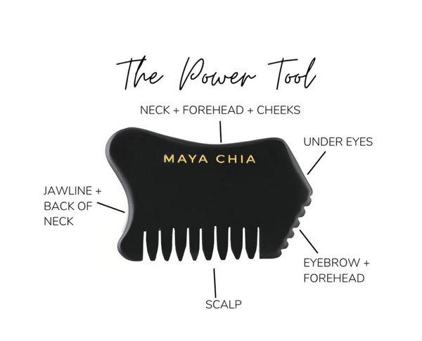 POWER TOOL - MULTI-USE GUA SHA TOOL FOR SCALP AND FACE MASSAGE Vibrant Market | Clean Beauty + Wellness Shop in New Orleans