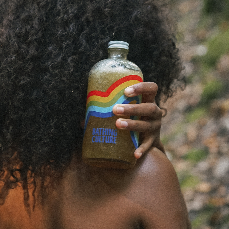 Refillable Rainbow Glass - Mind and Body Wash Vibrant Market | Clean Beauty + Wellness Shop in New Orleans