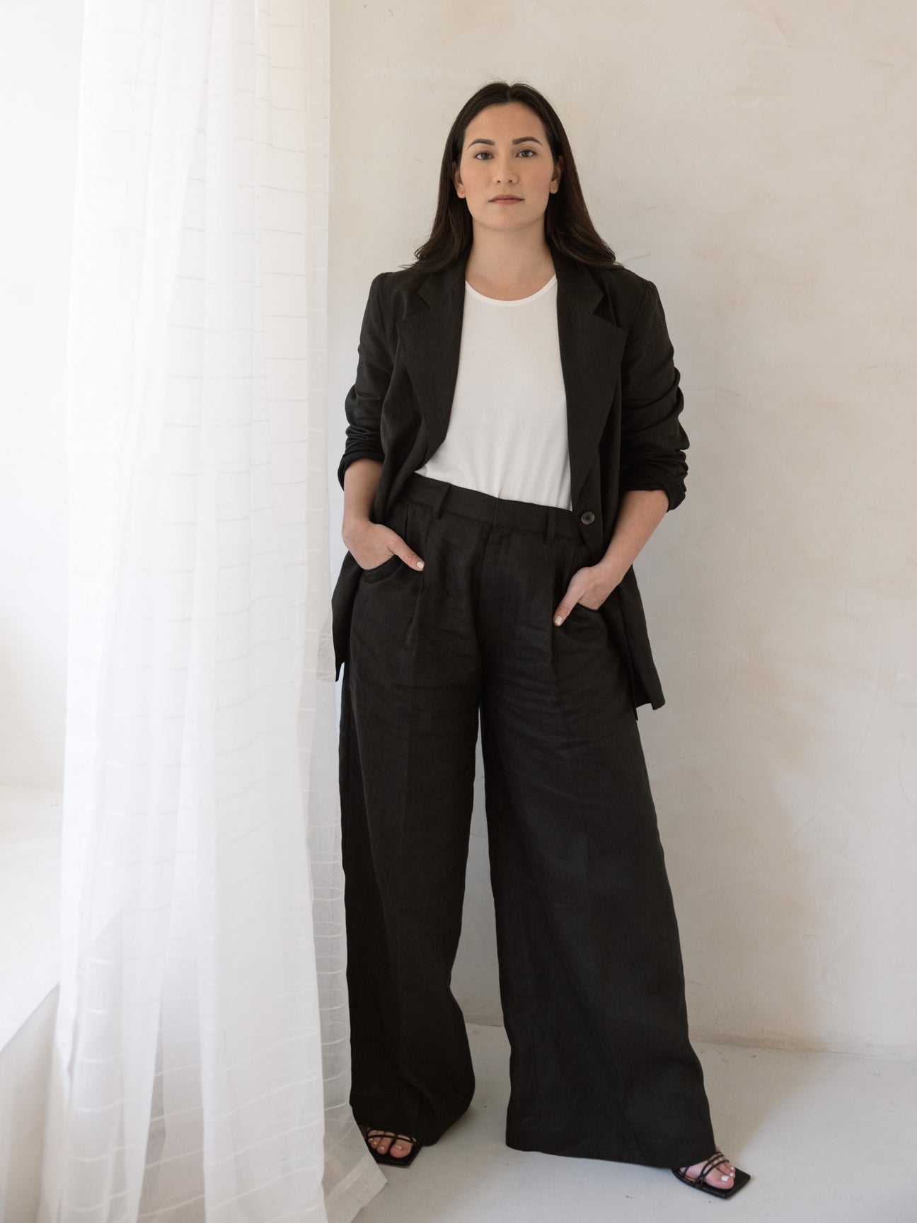 Everyday Pant - Natural Linen – LAUDE the Label