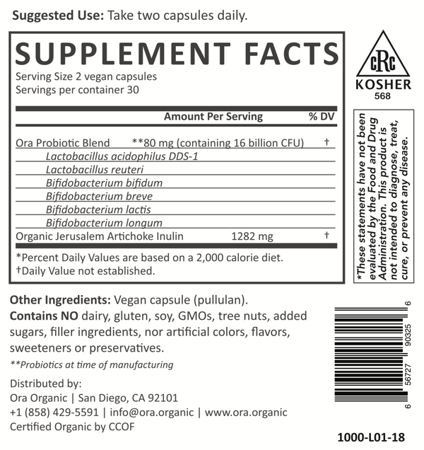 Trust Your Gut: Vegan Probiotic + Prebiotic Capsules Vibrant Market | Clean Beauty + Wellness Shop in New Orleans